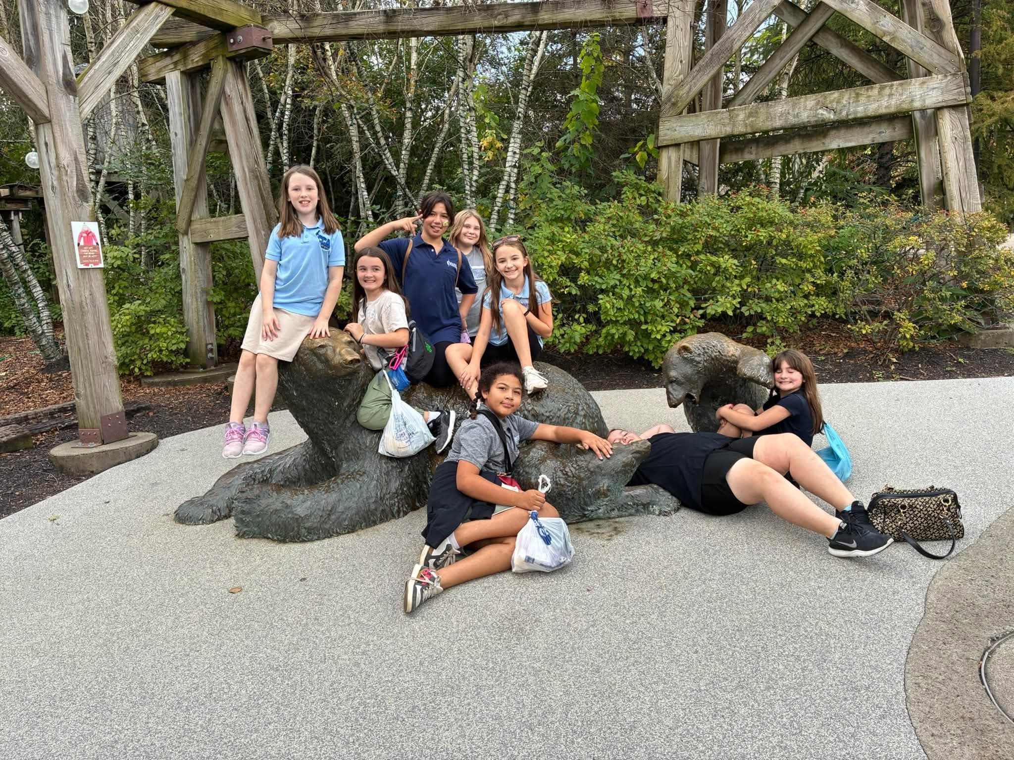 CCA students together on a school outing